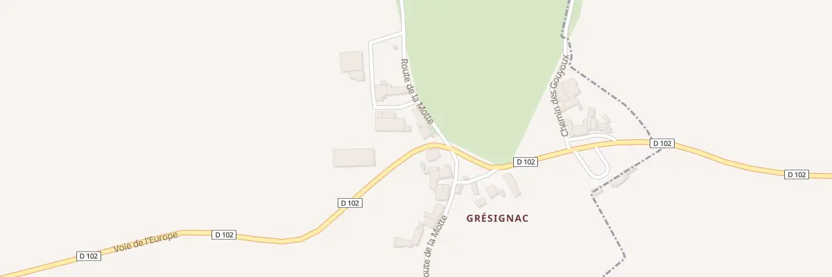 Plan du 2A Gresignac à La Chapelle-Grésignac