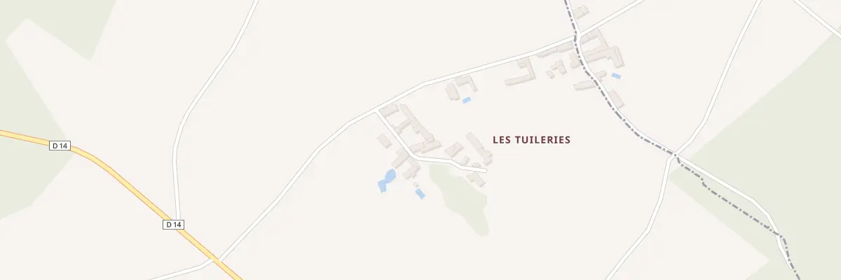 Plan du 2 Les Tuileries à Orches