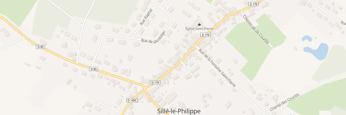 Plan du 17 Rue Principale à Sillé-le-Philippe