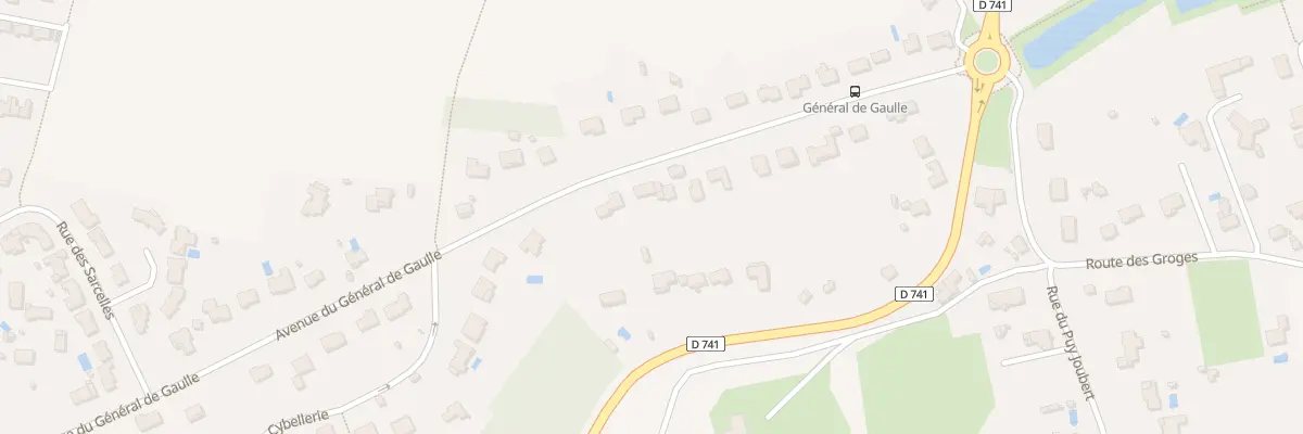 Plan du 58 Av du Gen de Gaulle à Saint-Benoît