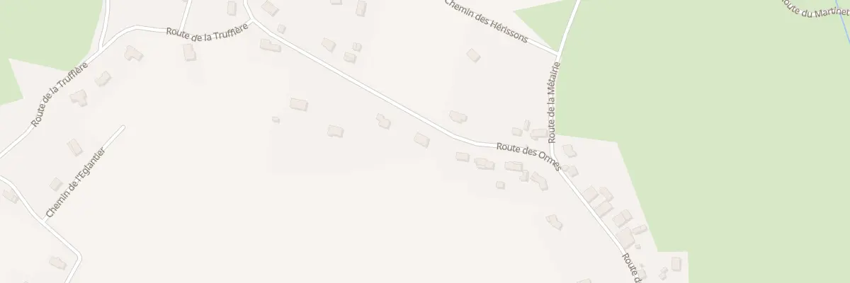 Plan du 11019 Rte des Ormes à Villetoureix