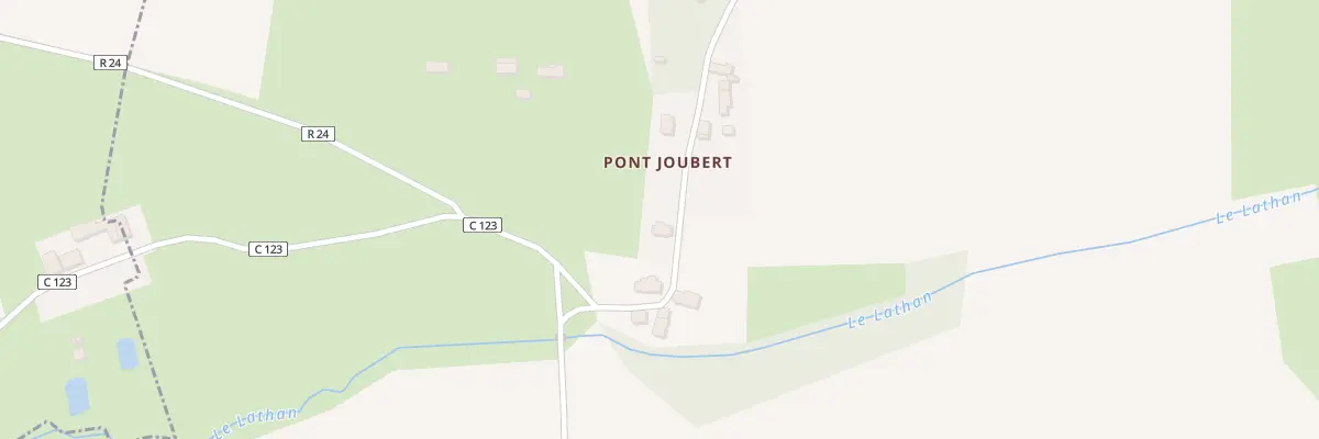 Plan du 6 Pont Joubert à Cléré-les-Pins
