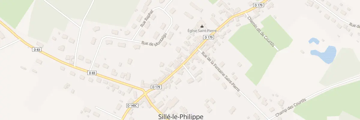 Plan du 19 Rue Principale à Sillé-le-Philippe