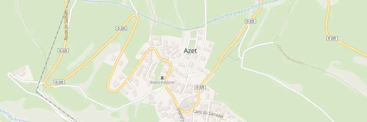 Plan du 5124 Le Village à Azet