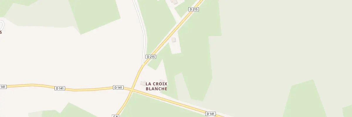 Plan du 5210 La Croix Blanche à Chenu