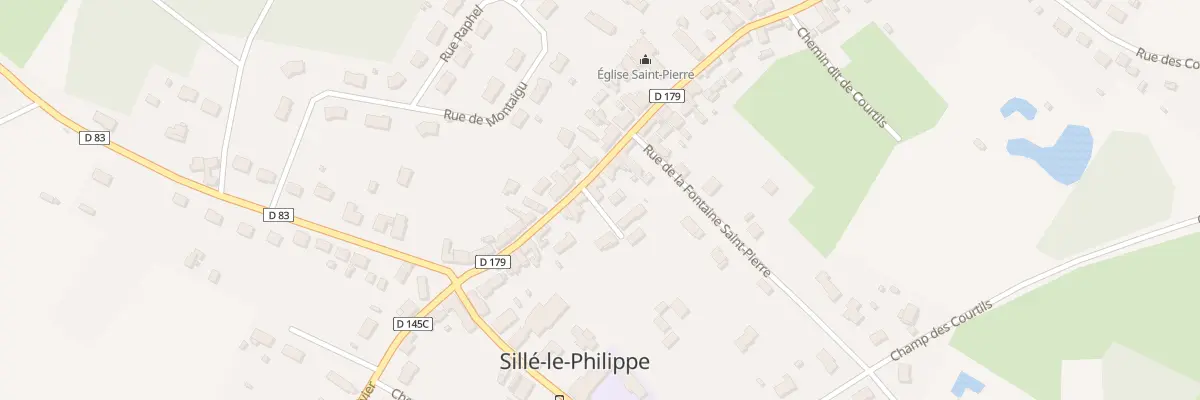 Plan du 18 Rue Principale à Sillé-le-Philippe