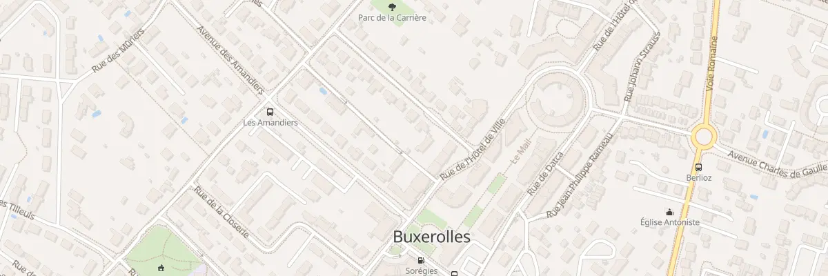 Plan du 17 Rue Sainte Croix à Buxerolles