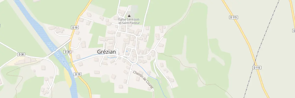 Plan du 5050 Le Village à Grézian
