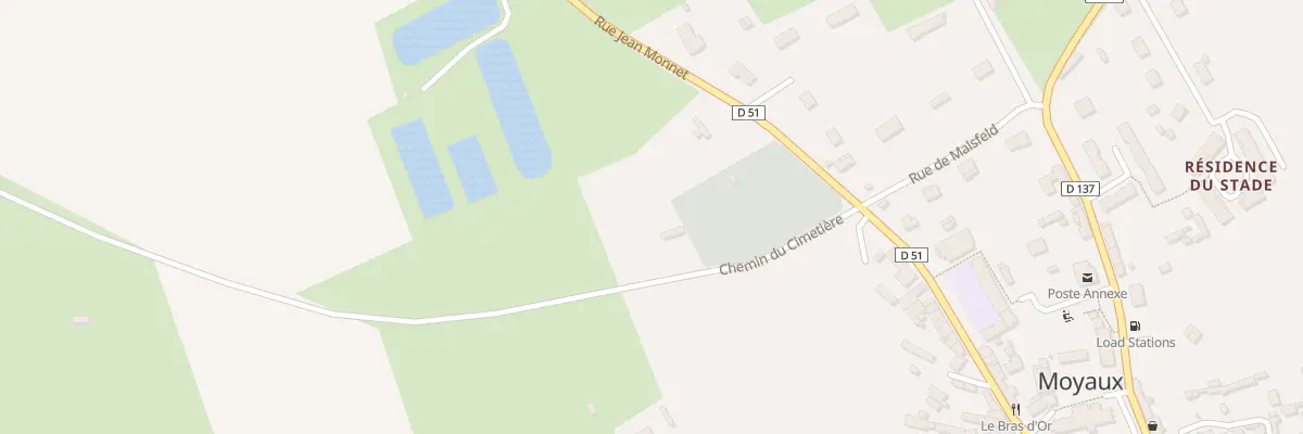 Plan du 116 Che du Cimetière à Moyaux