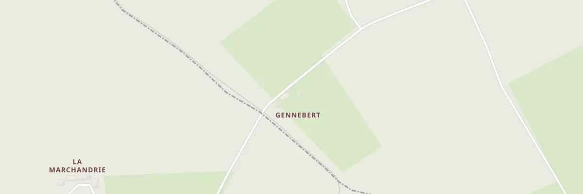 Plan du 1406 Gennebert à Langeais