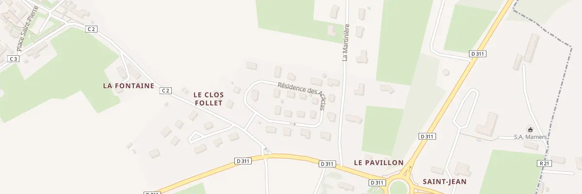 Plan du 16 Res des Acacias à Saint-Longis