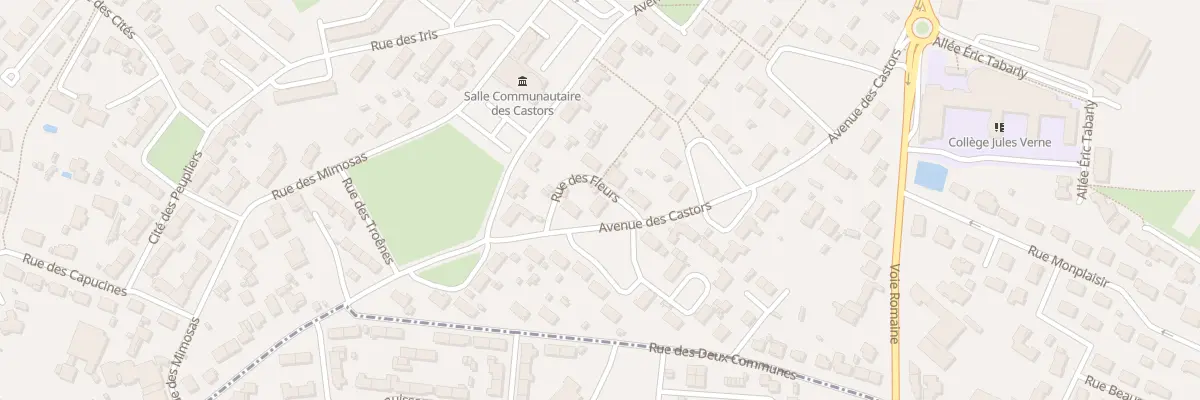 Plan du 4 Rue des Fleurs à Buxerolles