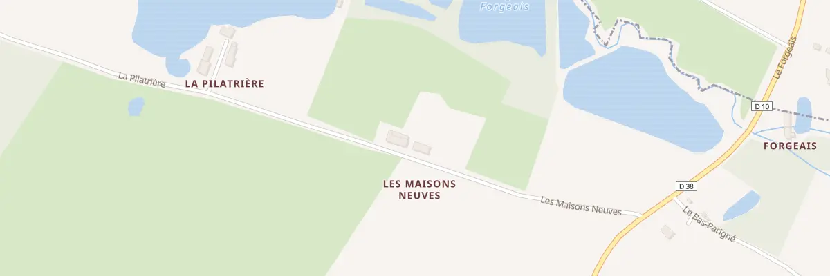 Plan du 4 Les Maisons Neuves à Couesmes