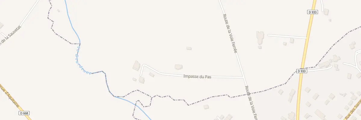 Plan du 122 Imp du Pas à Roumagne
