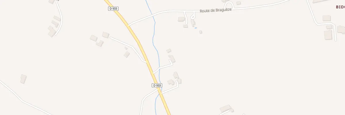 Plan du 2550 Rte du Périgord à Roumagne