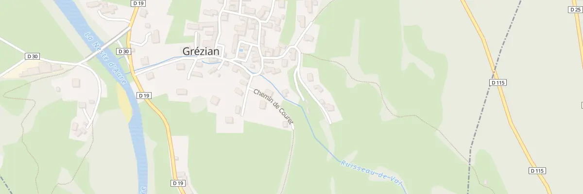 Plan du 5017 Prat de Dessus à Grézian