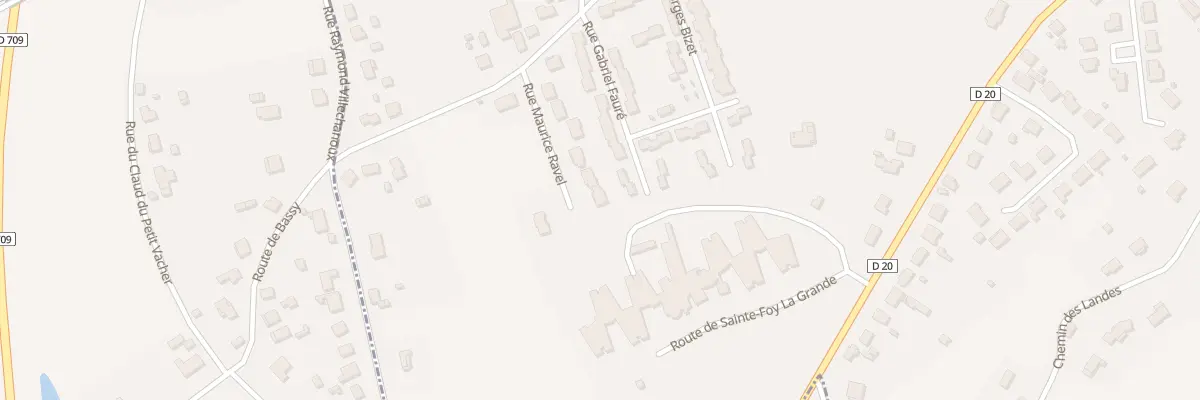 Plan du 1085E Rue Maurice Ravel à Mussidan