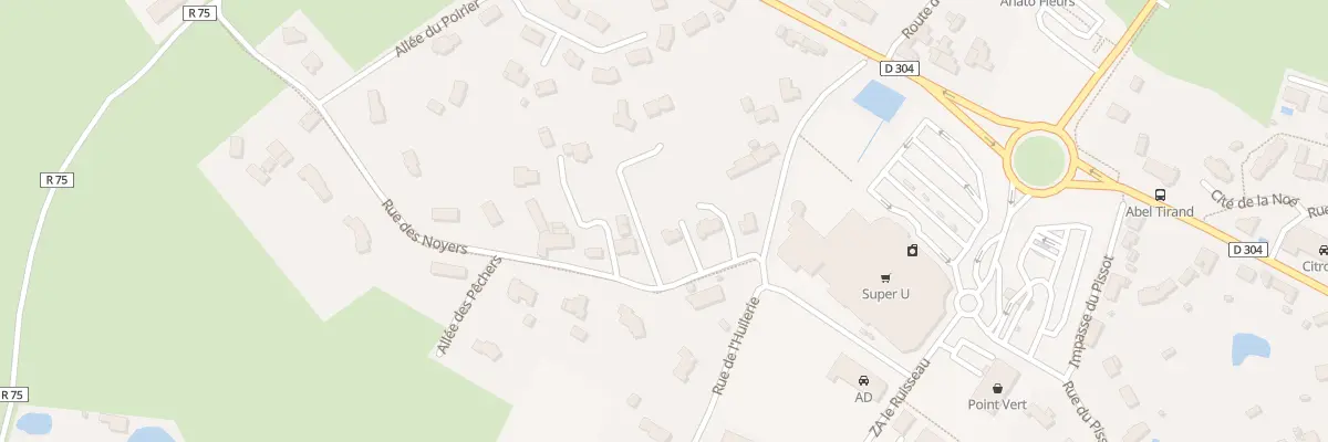 Plan du 6 Rue des Noyers à Parigné-l’Évêque