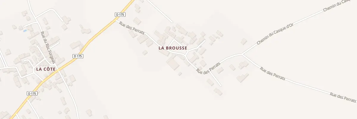 Plan du 218 Rue des Perrats à Agris