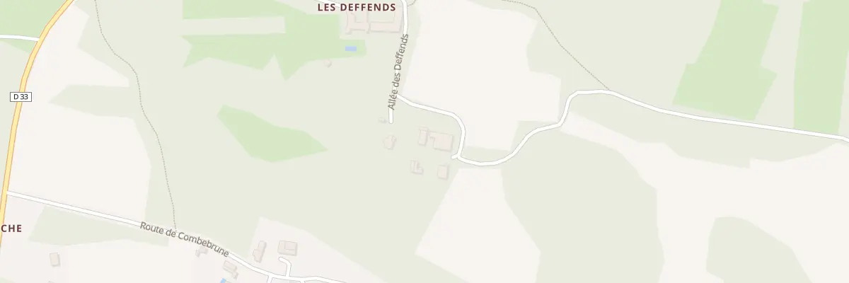 Plan du 4 All des Deffends à Bunzac