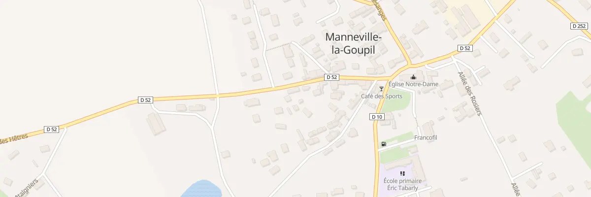 Plan du 125 Rte des Hêtres à Manneville-la-Goupil