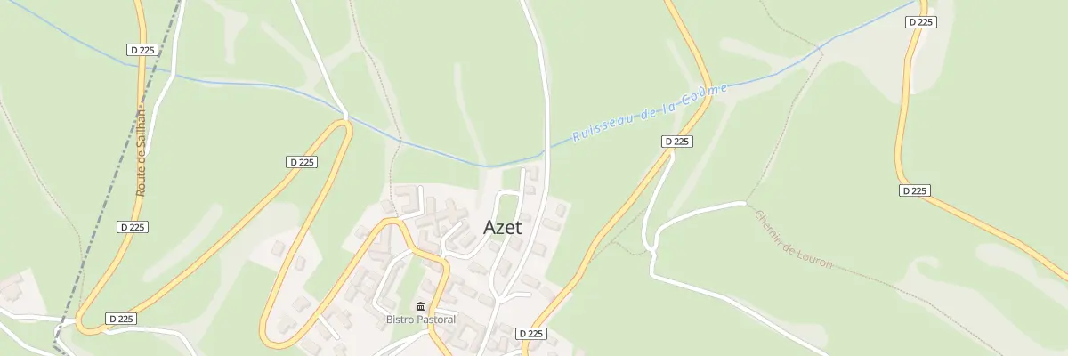 Plan du 5132 Le Village à Azet