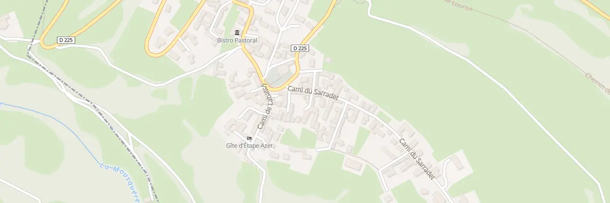 Plan du 5046 Le Village à Azet