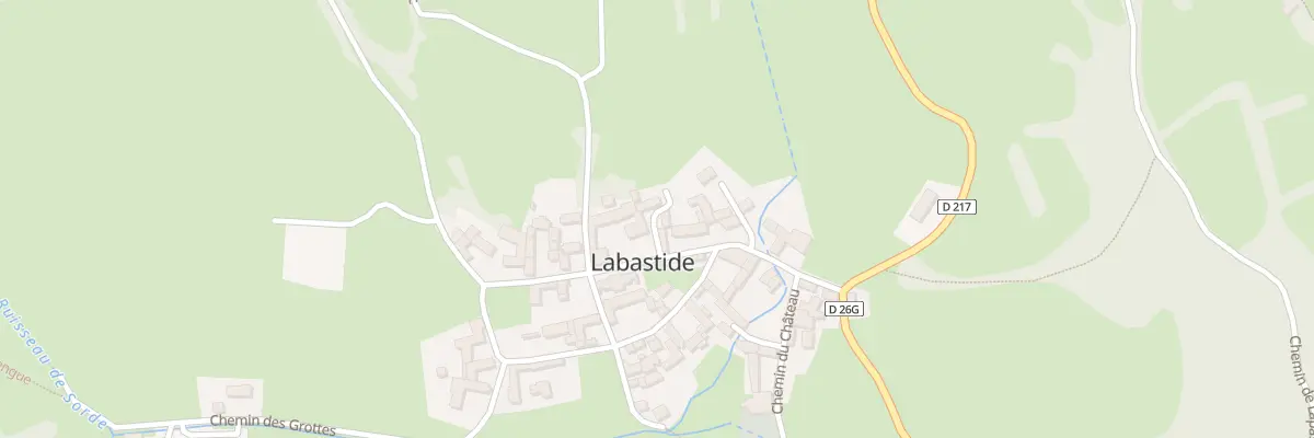 Plan du 5010 Laborde à Labastide