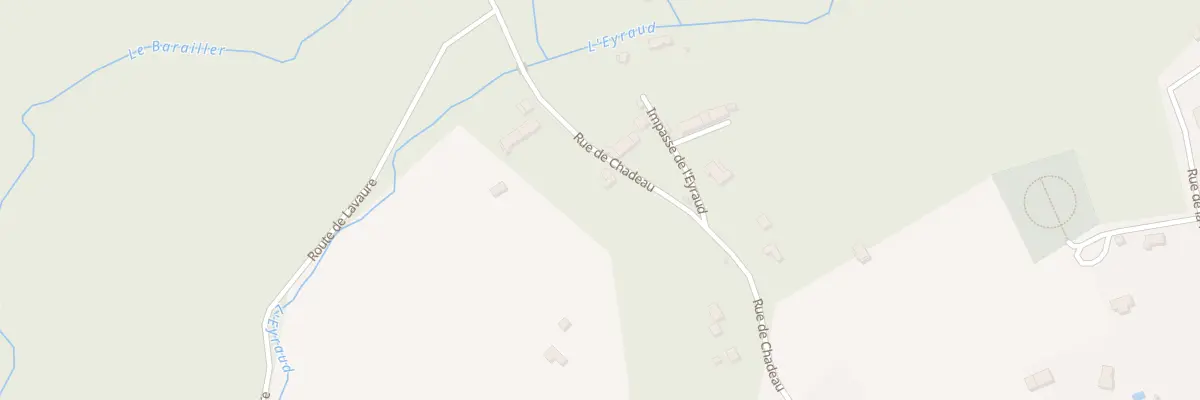 Plan du 33B Rue de Chadeau à La Force