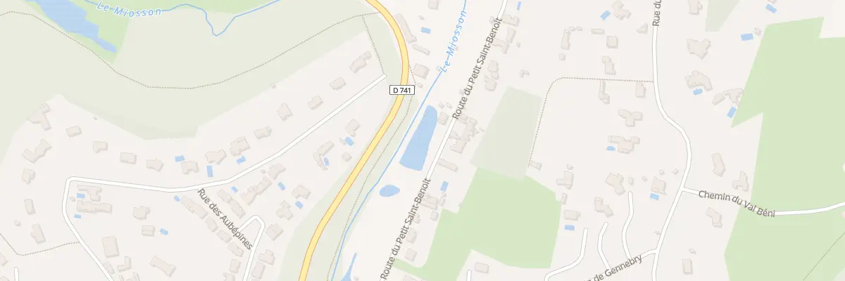 Plan du 10 Rte du Petit Saint Benoit à Saint-Benoît