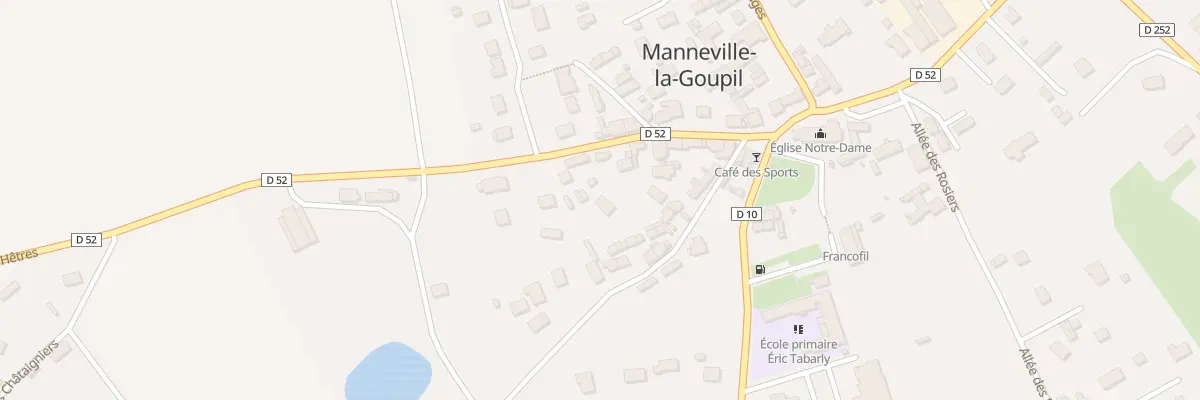 Plan du 123 Rte des Hêtres à Manneville-la-Goupil