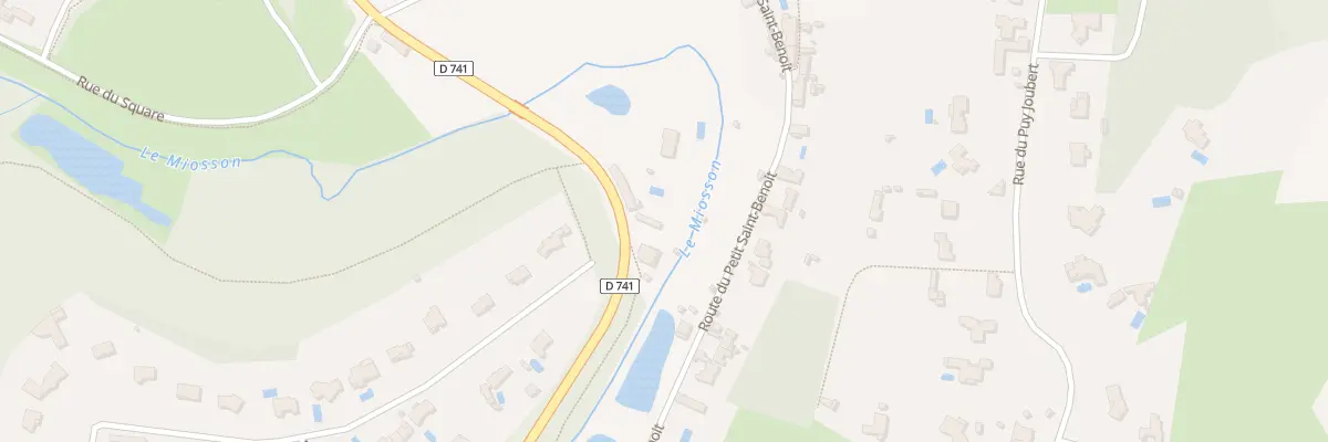 Plan du 315B Rte de Gencay à Saint-Benoît