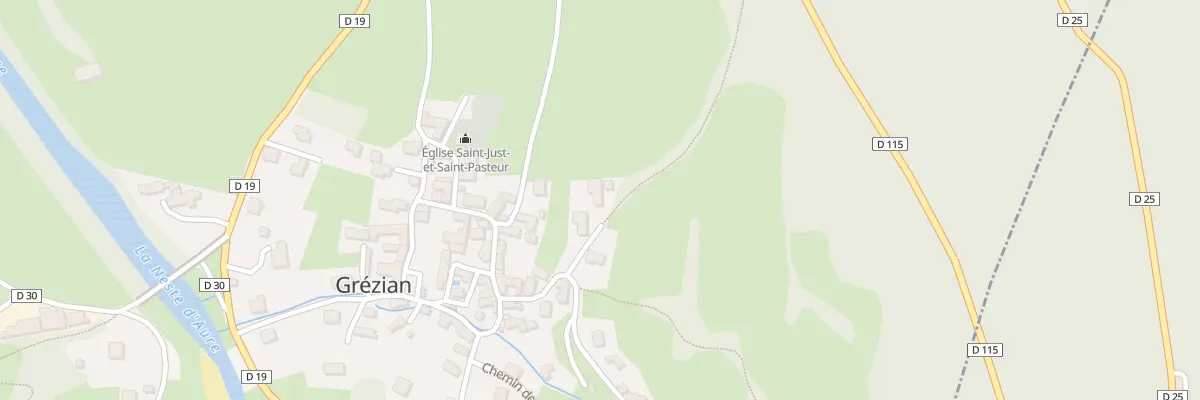 Plan du 5000 Saint Georges à Grézian