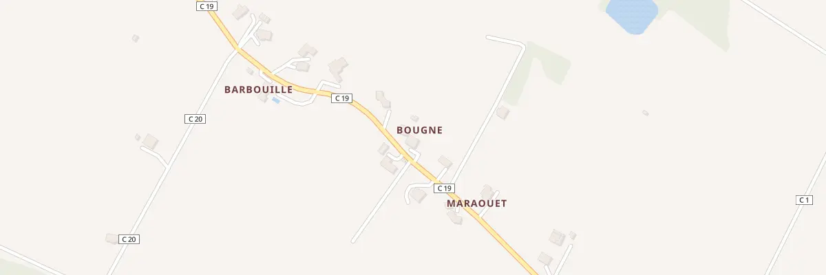 Plan du 935 Rte de Tistères à Feugarolles