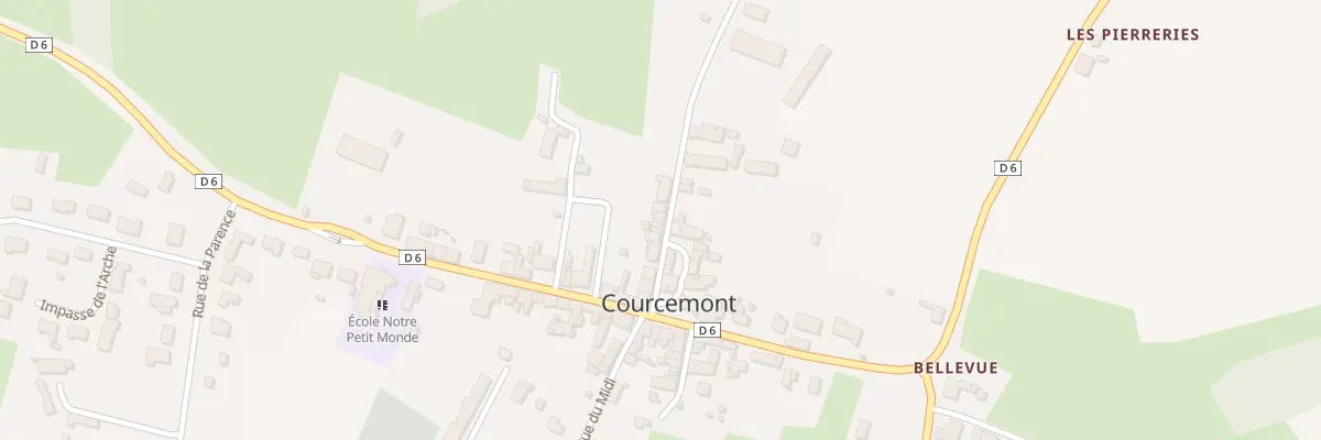 Plan du 15 Rue des Mimosas à Courcemont