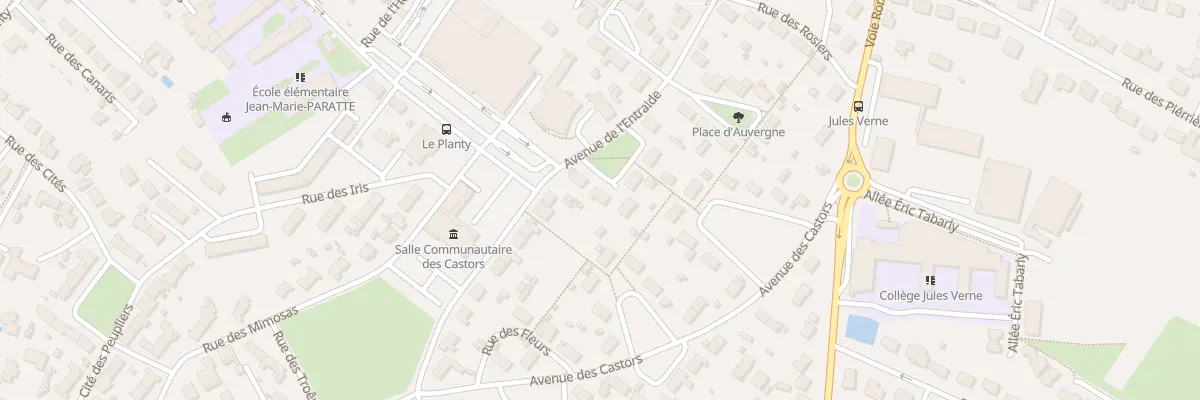 Plan du 24 Av de l’Entraide à Buxerolles