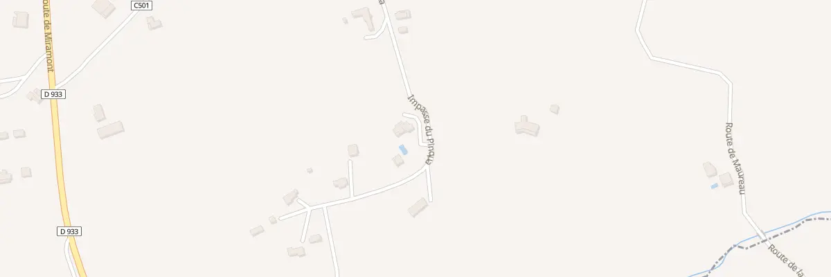Plan du 390 Imp du Pinqua à Agnac