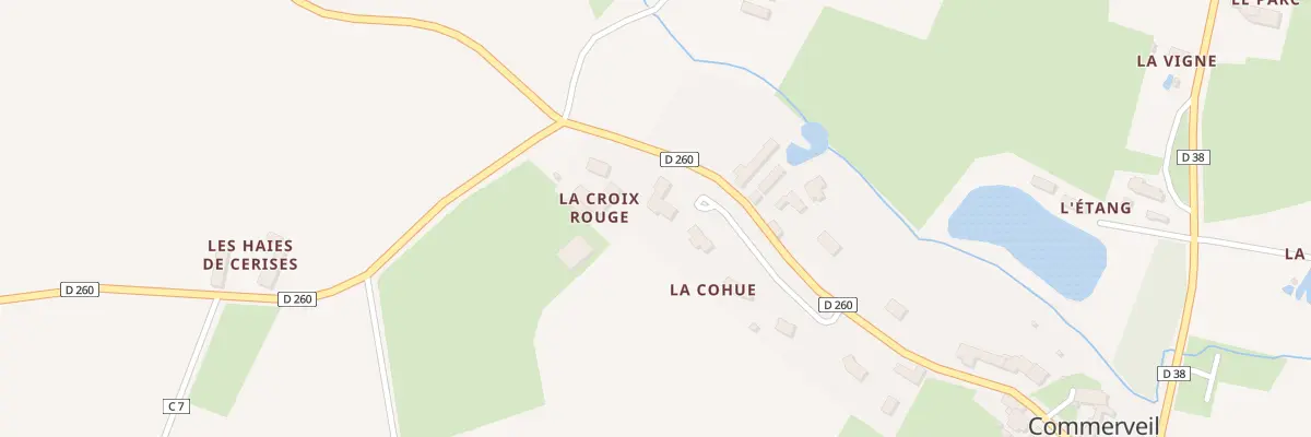Plan du 31 Rue de la Charmille à Commerveil