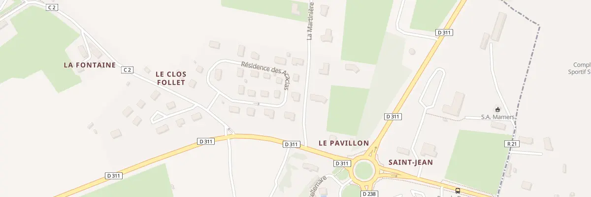 Plan du 9 Res des Acacias à Saint-Longis