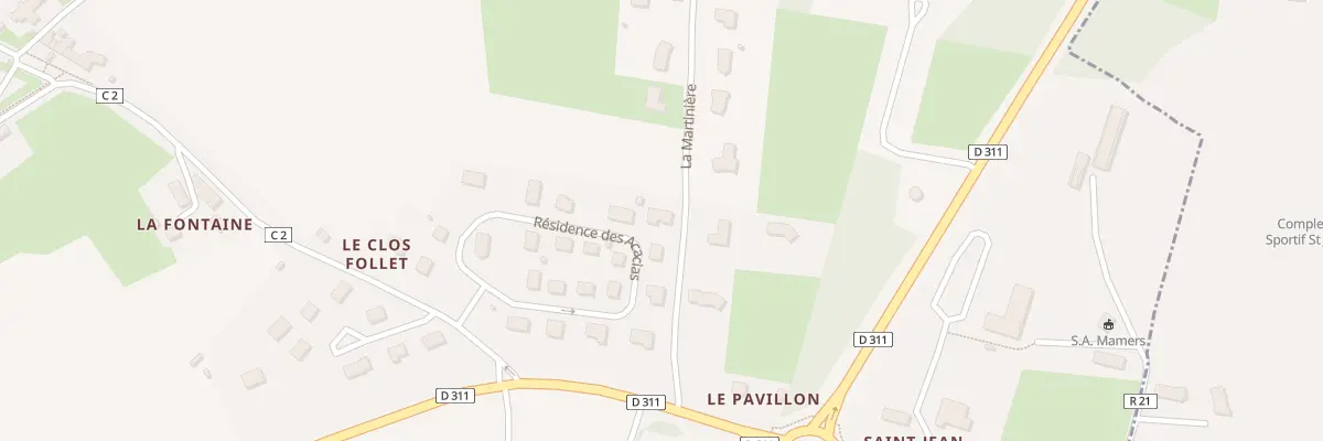 Plan du 13 Res des Acacias à Saint-Longis