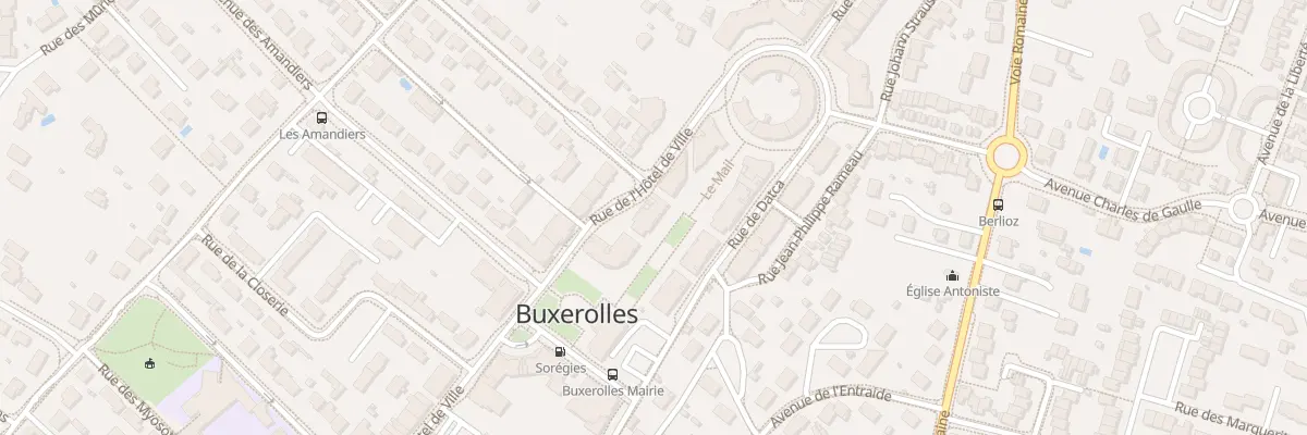Plan du 16 Rue de l’Hôtel de Ville à Buxerolles