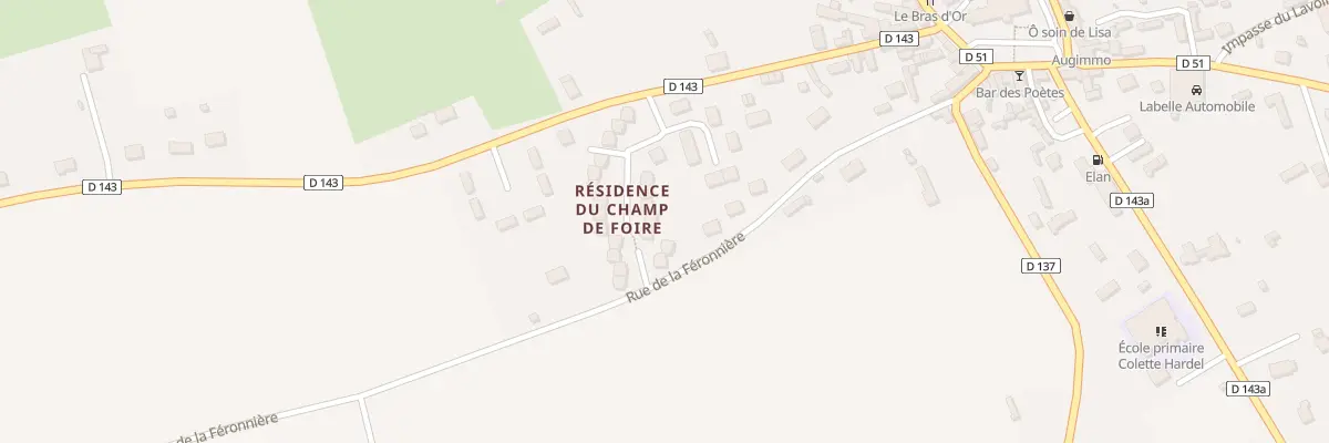 Plan du 17 Res du Champ de Foire à Moyaux
