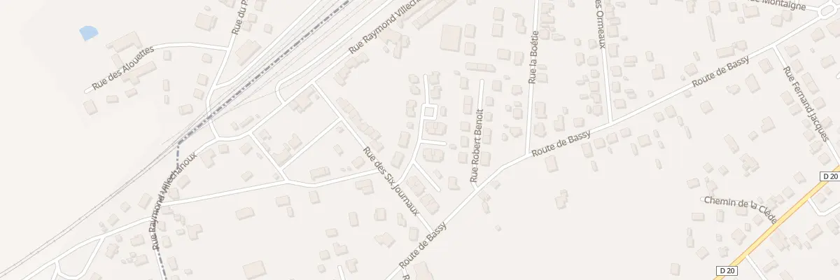 Plan du 18 Rue des Six Journaux à Mussidan