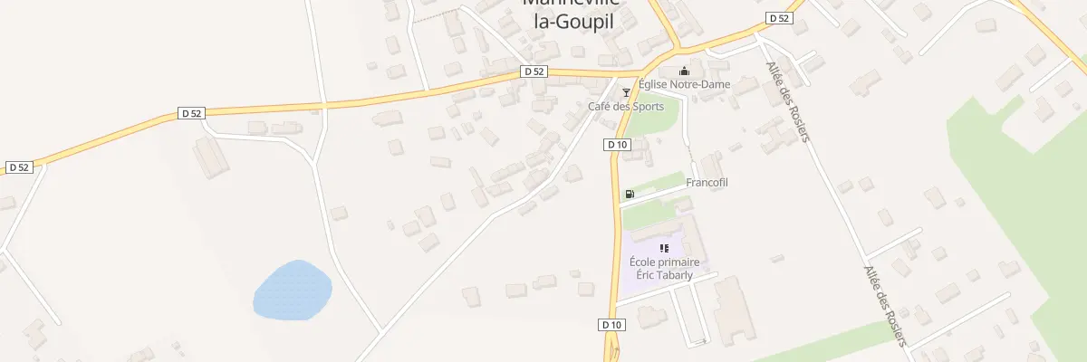 Plan du 104 Rte des Jonquilles à Manneville-la-Goupil