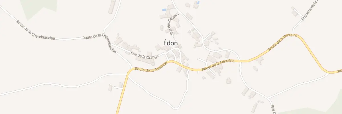 Plan du 2 Rue de la Grange à Édon