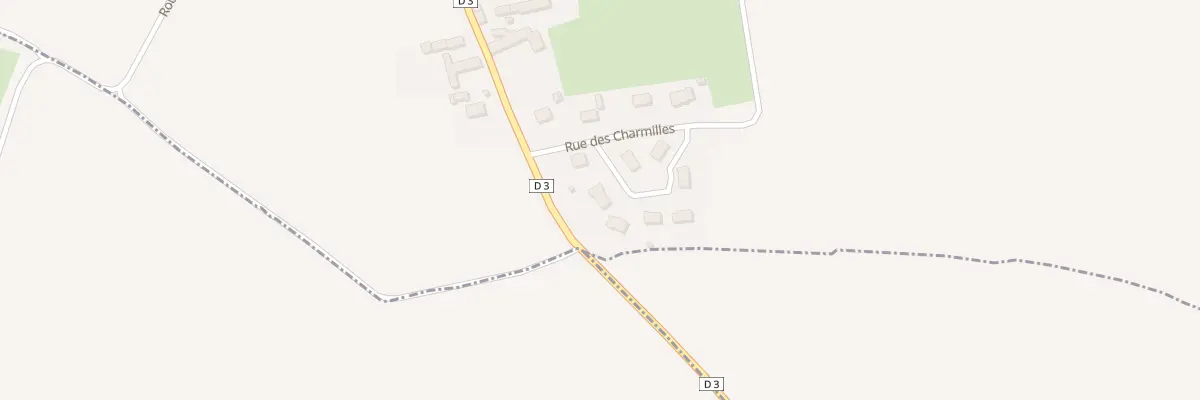Plan du 2 Rue des Charmilles à Marollette