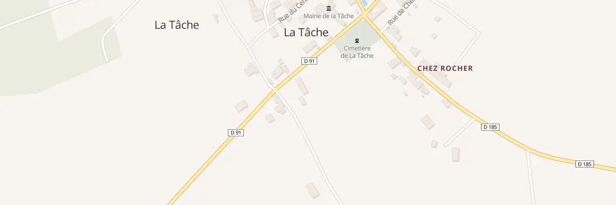 Plan du 5 Rte de la Plaine à La Tâche