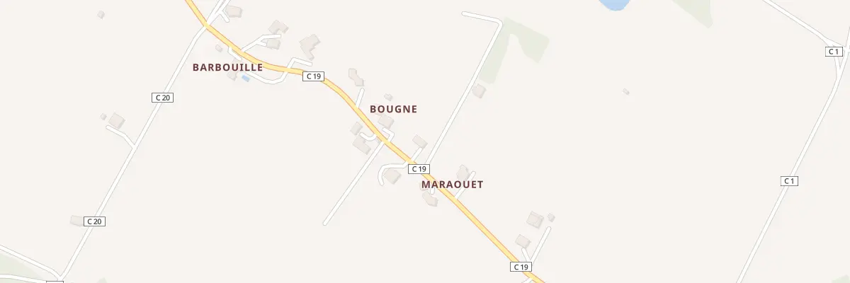 Plan du 5000 Bougne à Feugarolles