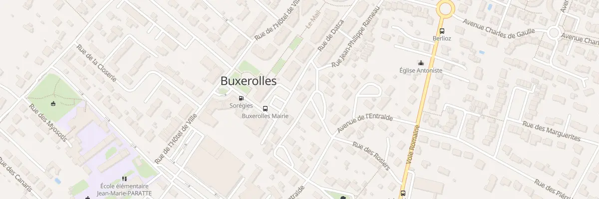 Plan du 5 Rue des Bleuets à Buxerolles