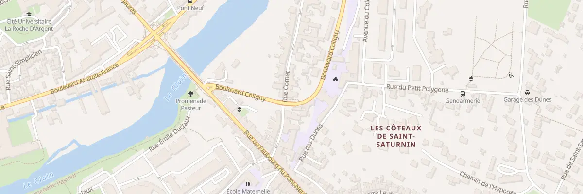 Plan du 89 Rue Cornet à Poitiers